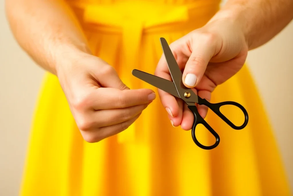 yellow dress rock paper scissors