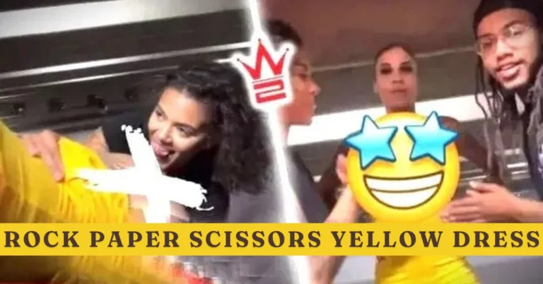 yellow dress rock paper scissors